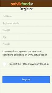 SatvikFood screenshot 2
