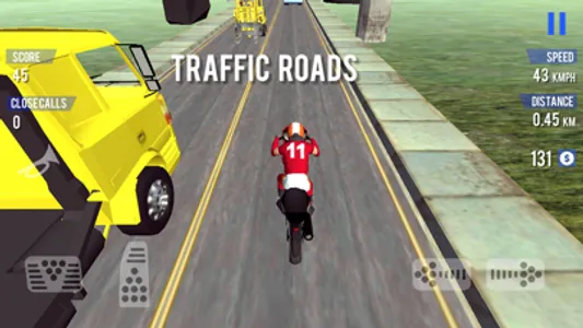 Moto Racer 3D screenshot 1