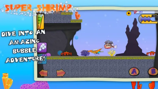 Super Shrimp: Ocean Platformer screenshot 4