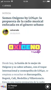 Oxígeno FM Radio screenshot 0