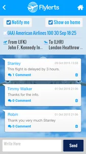 Flylerts screenshot 1