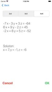 Systems Of Equations screenshot 1