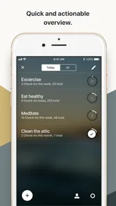 Today Habit tracker screenshot 4