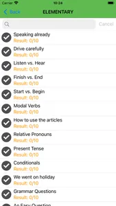 English - Grammar Test screenshot 1
