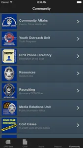 DallasPD App screenshot 2