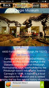 Pittsburgh Tourist Guide screenshot 1