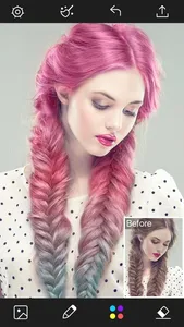 Hair Color Changer - Styles Salon & Recolor Booth screenshot 0