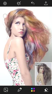 Hair Color Changer - Styles Salon & Recolor Booth screenshot 1