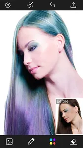 Hair Color Changer - Styles Salon & Recolor Booth screenshot 3