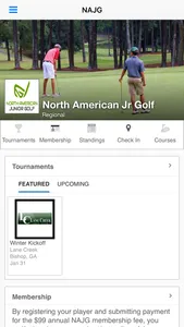 North American Junior Golf screenshot 0