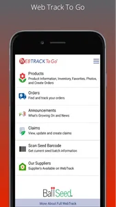 Ball Seed WebTrack To Go screenshot 0