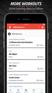 MMA Spartan Workouts Pro screenshot 3