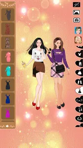 Autumn fashion dress up game screenshot 2