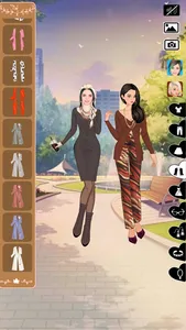 Autumn fashion dress up game screenshot 5