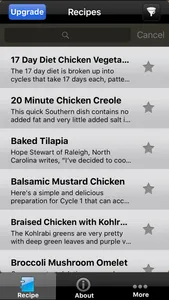 Healthy Food Recipes for the 17 Day Diet Free screenshot 0