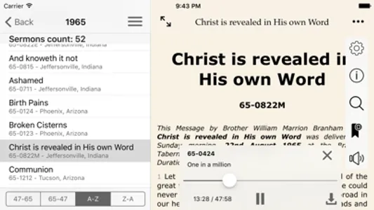 The Message - Sermons of William Branham screenshot 2