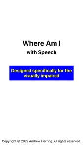 Where Am I - with Speech screenshot 0