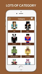 Best Skins PE - Girl, Boy and Animal skin for Minecraft screenshot 1