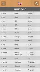 English Irregular Verbs Best screenshot 5