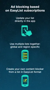 ADmosphere - Free Ad Blocker with EasyListy screenshot 2