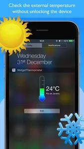 Widget Thermometer Simple screenshot 2