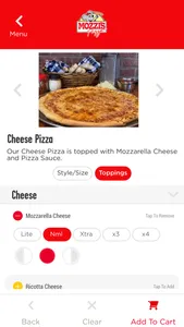 Mozzi's Pizza screenshot 3