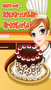 Tessa’s Schwarzwälder Kirschtorte – learn how to bake your Schwarzwälder Kirschtorte in this cooking game for kids screenshot 0