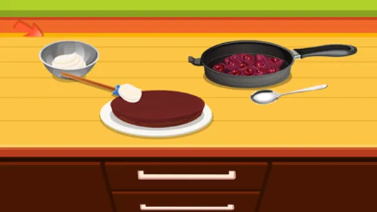 Tessa’s Schwarzwälder Kirschtorte – learn how to bake your Schwarzwälder Kirschtorte in this cooking game for kids screenshot 3