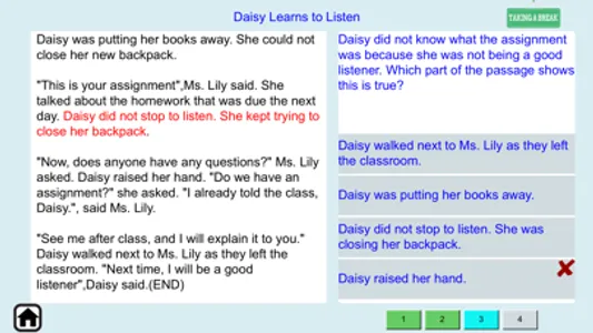 Reading Comprehension Skills 1 screenshot 6