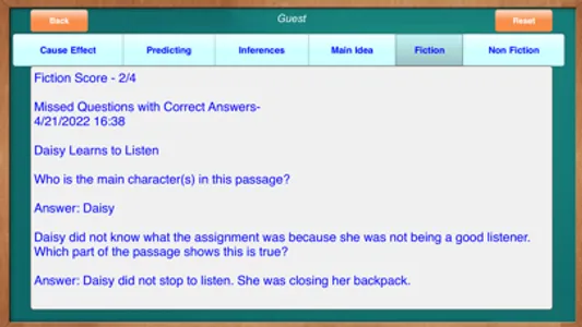 Reading Comprehension Skills 1 screenshot 7