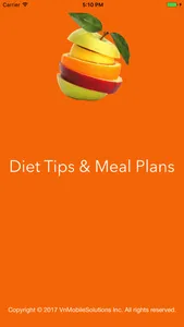 Diet Tips with Meal Plans screenshot 0