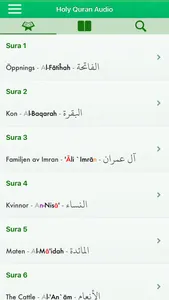 Quran Tajwid Audio mp3 Swedish screenshot 0