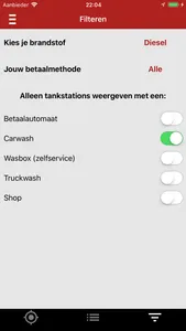 GP Groot tanklocatie app screenshot 3