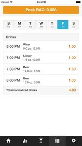 BAC Tracker screenshot 3