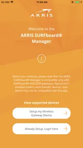 ARRIS SURFboard Manager screenshot 1