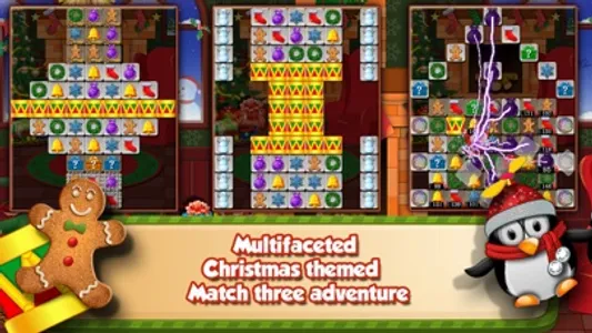 Christmas Drops 2 - Match three puzzle screenshot 1