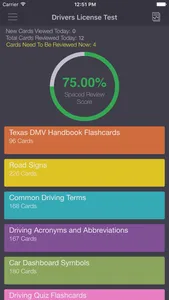 Texas DMV Drivers License Handbook Test & TX Study screenshot 0