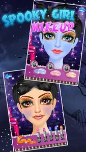 Anna's Spooky Makeup Salon Games for girls screenshot 1