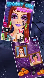 Anna's Spooky Makeup Salon Games for girls screenshot 2