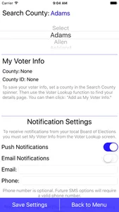 Ohio Voter Info screenshot 1