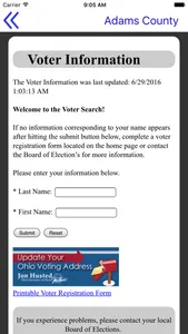 Ohio Voter Info screenshot 2