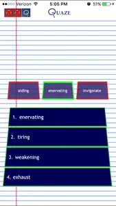 Quaze SAT Vocabulary screenshot 2