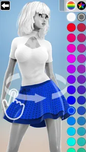 DressDolls 3D Color & Dress Up screenshot 2