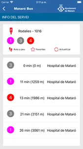 Mataró Bus screenshot 4