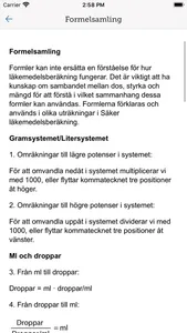 Säker läkemedelsberäkning screenshot 3