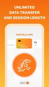 Fastzilla VPN screenshot 1