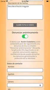 Dilo Aquí Guate screenshot 3