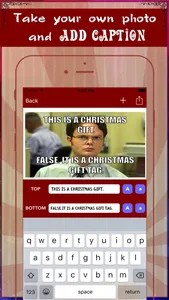 Xmas Meme Photo Generator- Add Caption to Photo & Make Troll Face screenshot 1