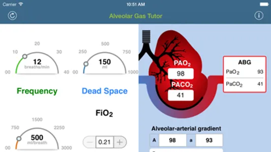 Alveolar Gas Tutor screenshot 0