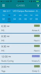 UCI Campus Recreation screenshot 2